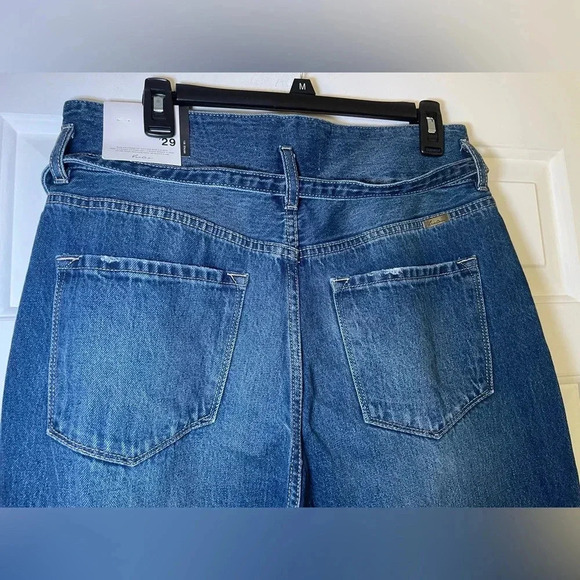 Kancan Los Angeles Womans Wide Leg High Rise Belted Jeans 29 Inch 90’s Sz 11 NEW - Picture 4 of 11